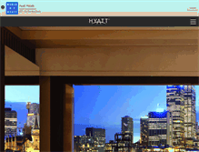 Tablet Screenshot of 48lex.hyatt.com